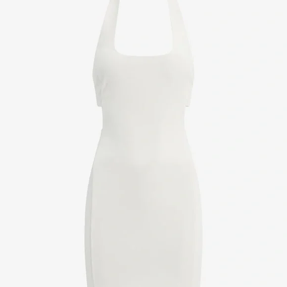 Scoop Halter Neck Sleeveless Cutout Mini Dress - Picture 4 of 4